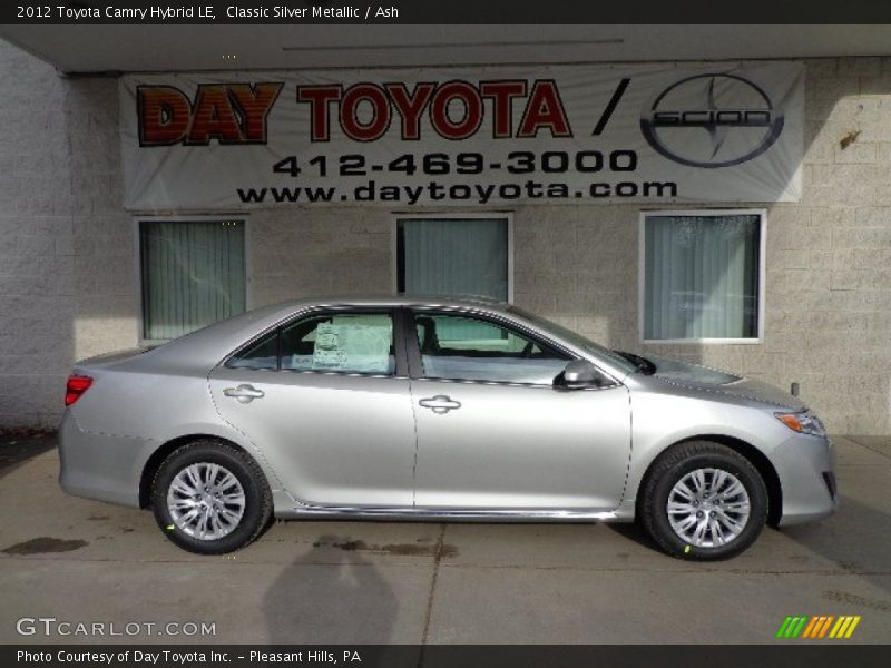 Classic Silver Metallic / Ash 2012 Toyota Camry Hybrid LE