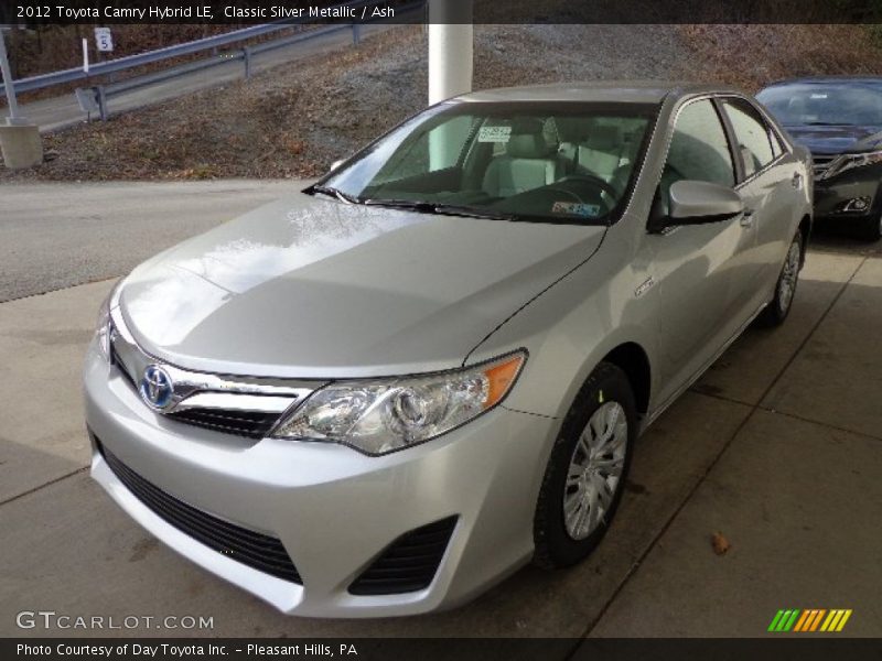 Classic Silver Metallic / Ash 2012 Toyota Camry Hybrid LE