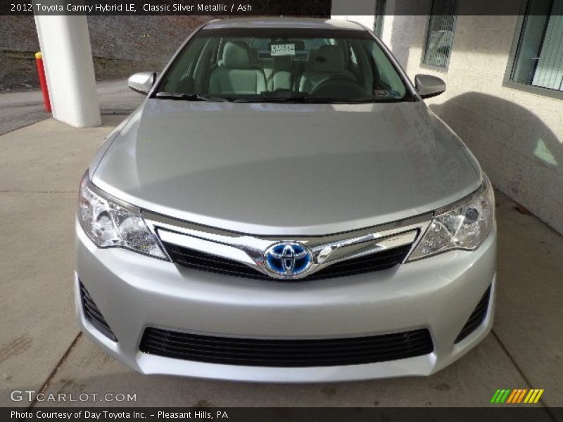 Classic Silver Metallic / Ash 2012 Toyota Camry Hybrid LE