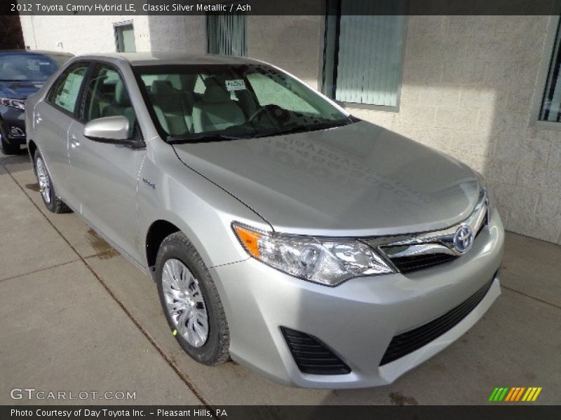 Classic Silver Metallic / Ash 2012 Toyota Camry Hybrid LE