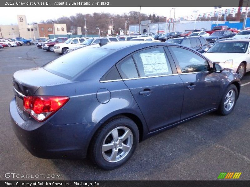 Atlantis Blue Metallic / Jet Black 2013 Chevrolet Cruze LT