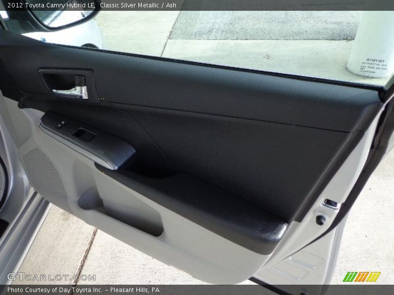 Classic Silver Metallic / Ash 2012 Toyota Camry Hybrid LE