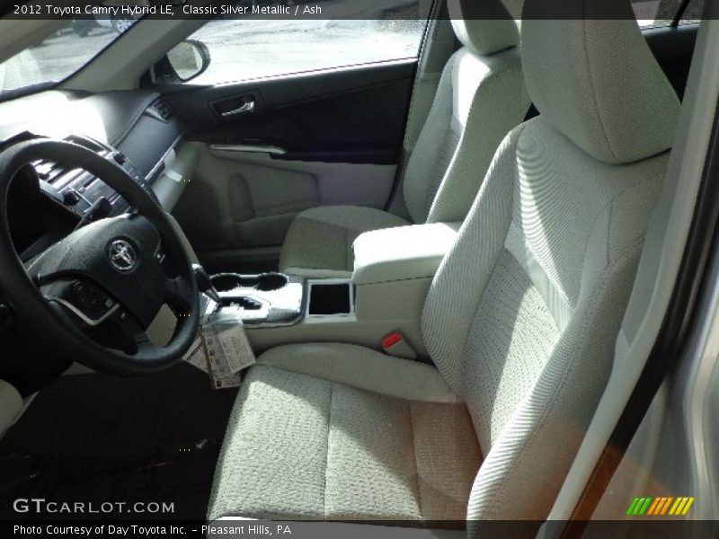 Classic Silver Metallic / Ash 2012 Toyota Camry Hybrid LE