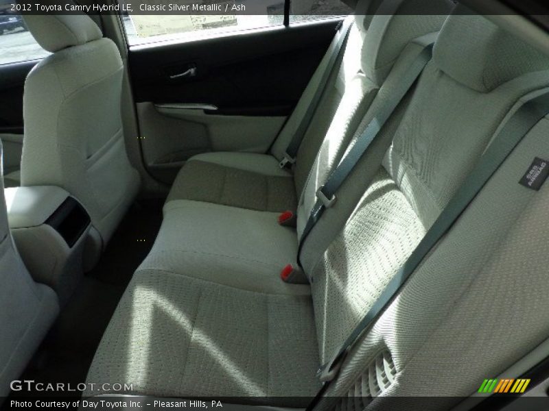 Classic Silver Metallic / Ash 2012 Toyota Camry Hybrid LE