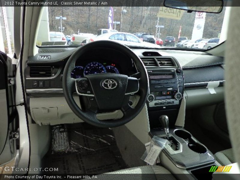 Classic Silver Metallic / Ash 2012 Toyota Camry Hybrid LE