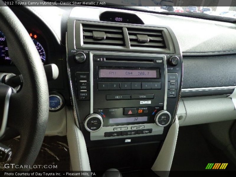Classic Silver Metallic / Ash 2012 Toyota Camry Hybrid LE