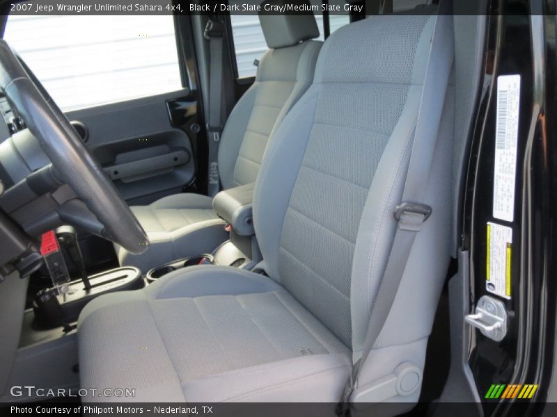 Black / Dark Slate Gray/Medium Slate Gray 2007 Jeep Wrangler Unlimited Sahara 4x4