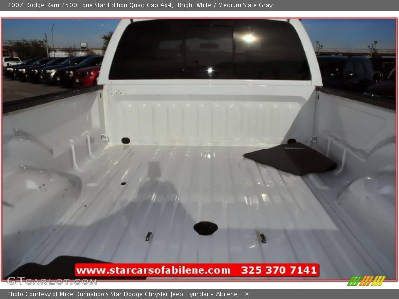 Bright White / Medium Slate Gray 2007 Dodge Ram 2500 Lone Star Edition Quad Cab 4x4