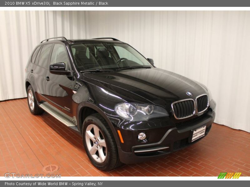 Black Sapphire Metallic / Black 2010 BMW X5 xDrive30i