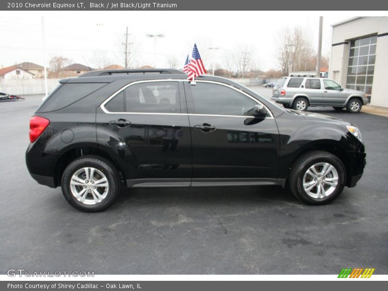 Black / Jet Black/Light Titanium 2010 Chevrolet Equinox LT