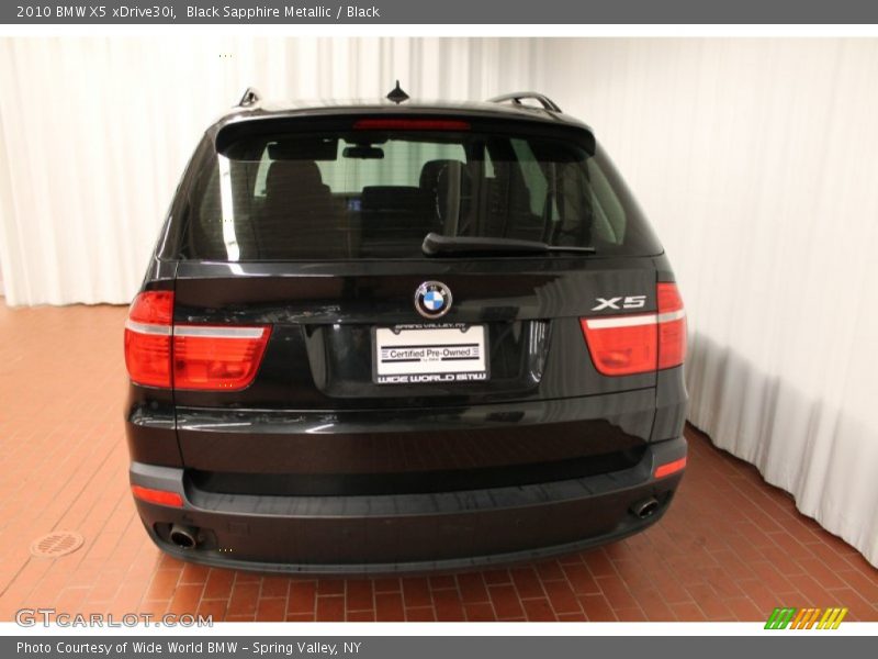Black Sapphire Metallic / Black 2010 BMW X5 xDrive30i