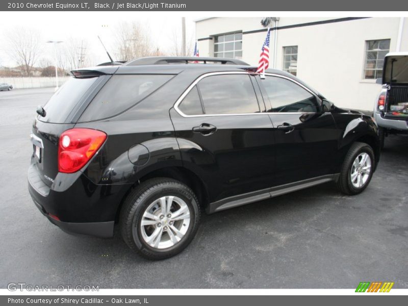Black / Jet Black/Light Titanium 2010 Chevrolet Equinox LT