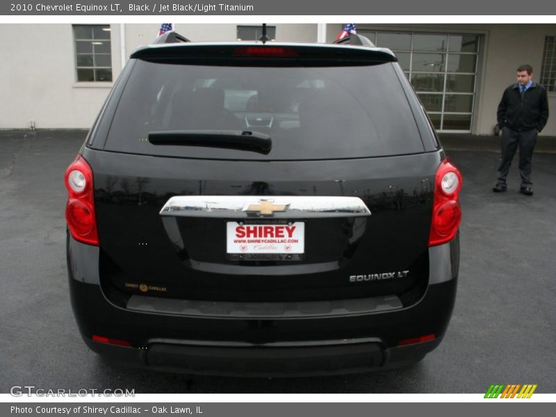 Black / Jet Black/Light Titanium 2010 Chevrolet Equinox LT