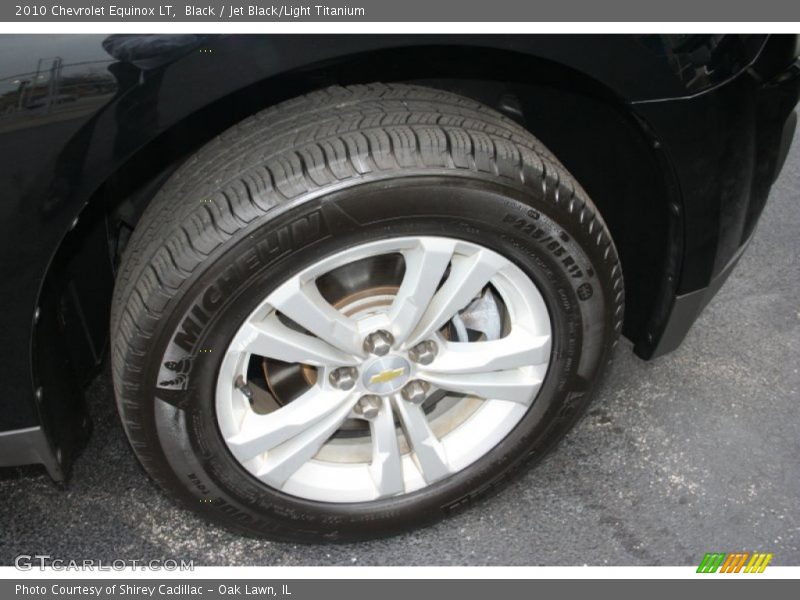 Black / Jet Black/Light Titanium 2010 Chevrolet Equinox LT