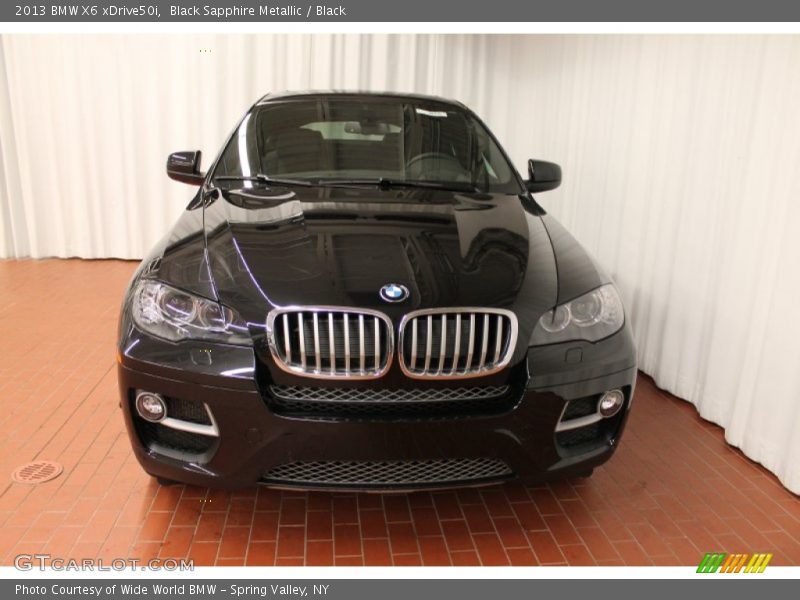 Black Sapphire Metallic / Black 2013 BMW X6 xDrive50i