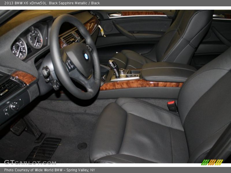 Black Sapphire Metallic / Black 2013 BMW X6 xDrive50i