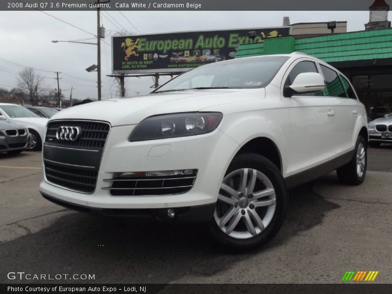 Calla White / Cardamom Beige 2008 Audi Q7 3.6 Premium quattro