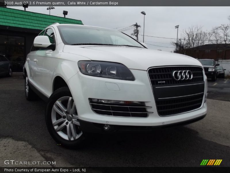Calla White / Cardamom Beige 2008 Audi Q7 3.6 Premium quattro