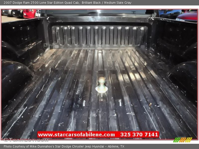 Brilliant Black / Medium Slate Gray 2007 Dodge Ram 2500 Lone Star Edition Quad Cab