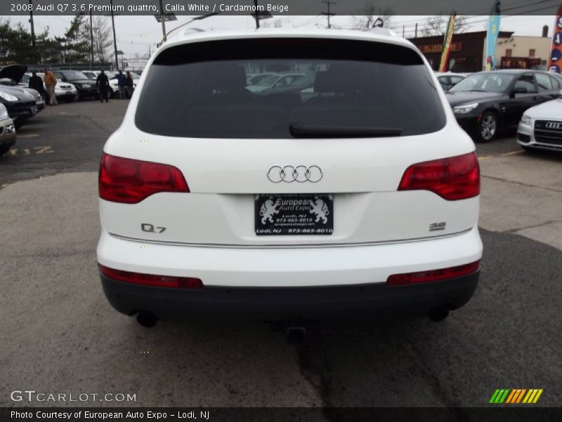 Calla White / Cardamom Beige 2008 Audi Q7 3.6 Premium quattro