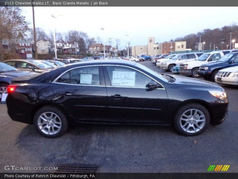 Black Granite Metallic / Jet Black 2013 Chevrolet Malibu LT