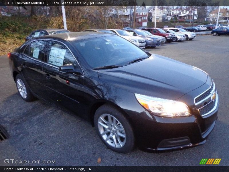 Black Granite Metallic / Jet Black 2013 Chevrolet Malibu LT