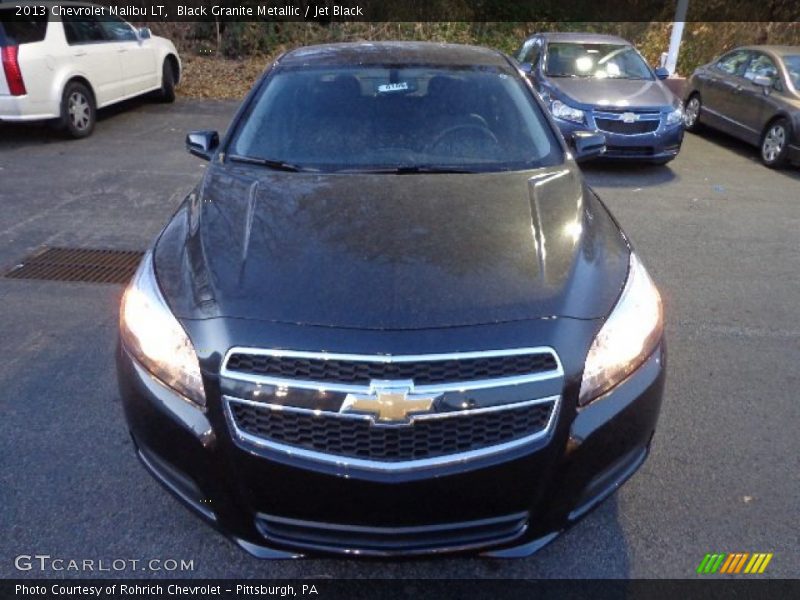 Black Granite Metallic / Jet Black 2013 Chevrolet Malibu LT