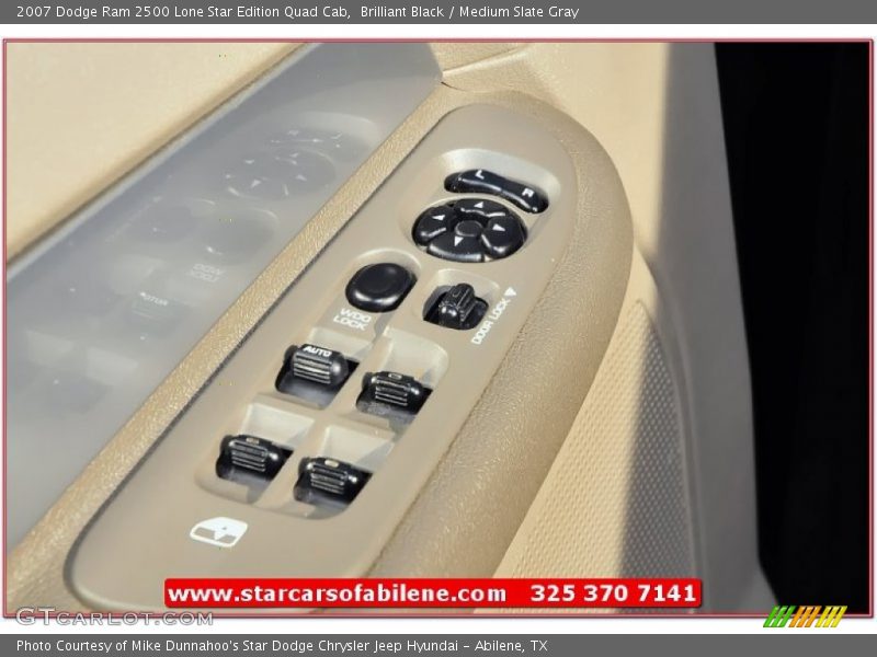 Brilliant Black / Medium Slate Gray 2007 Dodge Ram 2500 Lone Star Edition Quad Cab