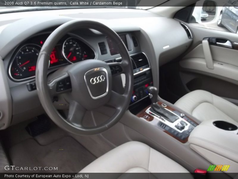 Calla White / Cardamom Beige 2008 Audi Q7 3.6 Premium quattro