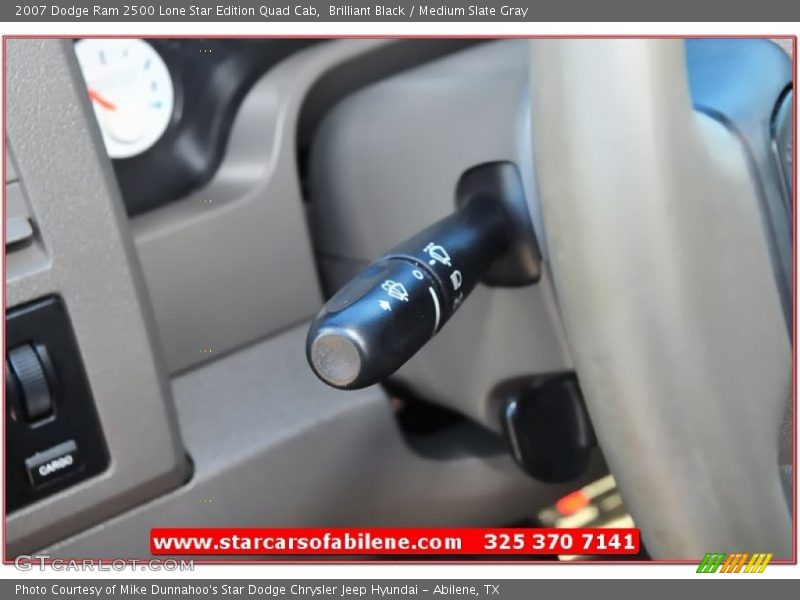 Brilliant Black / Medium Slate Gray 2007 Dodge Ram 2500 Lone Star Edition Quad Cab