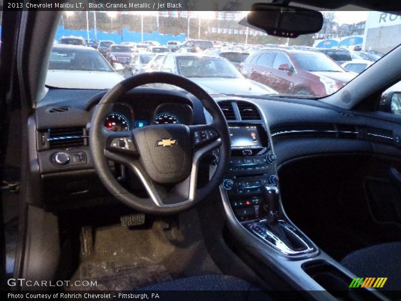 Black Granite Metallic / Jet Black 2013 Chevrolet Malibu LT
