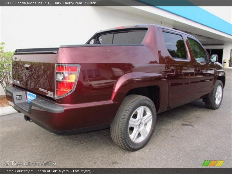 Dark Cherry Pearl / Black 2013 Honda Ridgeline RTL