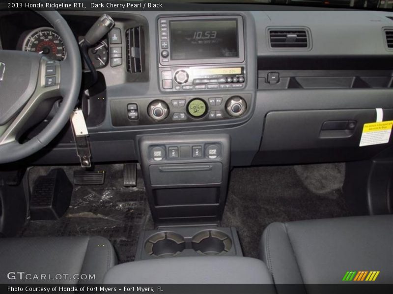 Dark Cherry Pearl / Black 2013 Honda Ridgeline RTL