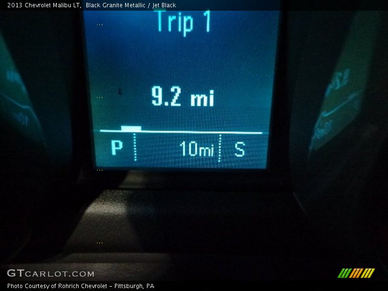 Black Granite Metallic / Jet Black 2013 Chevrolet Malibu LT