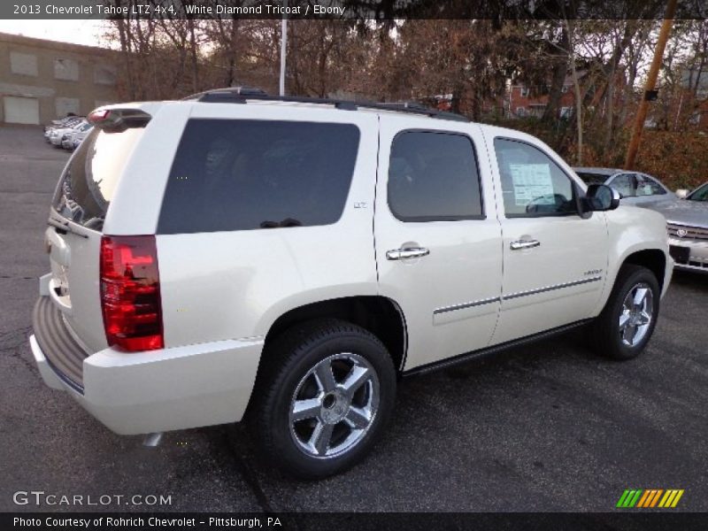 White Diamond Tricoat / Ebony 2013 Chevrolet Tahoe LTZ 4x4