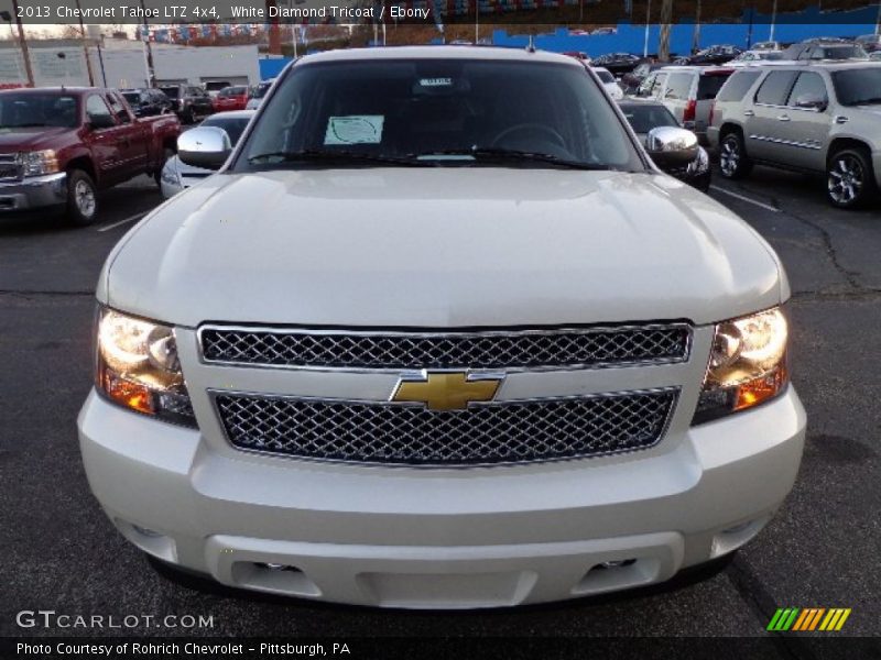 White Diamond Tricoat / Ebony 2013 Chevrolet Tahoe LTZ 4x4