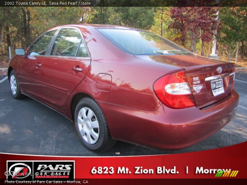 Salsa Red Pearl / Stone 2002 Toyota Camry LE