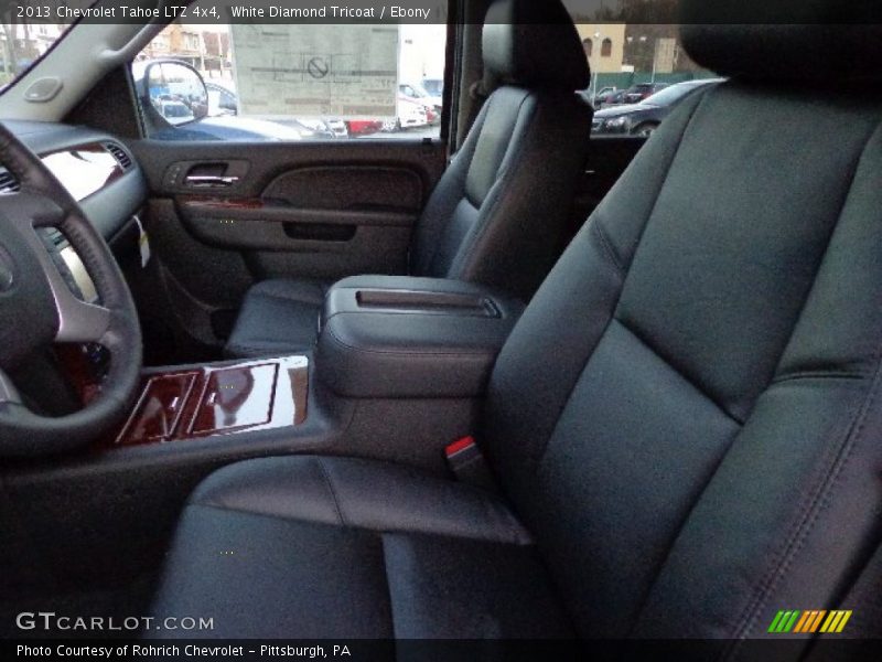 White Diamond Tricoat / Ebony 2013 Chevrolet Tahoe LTZ 4x4
