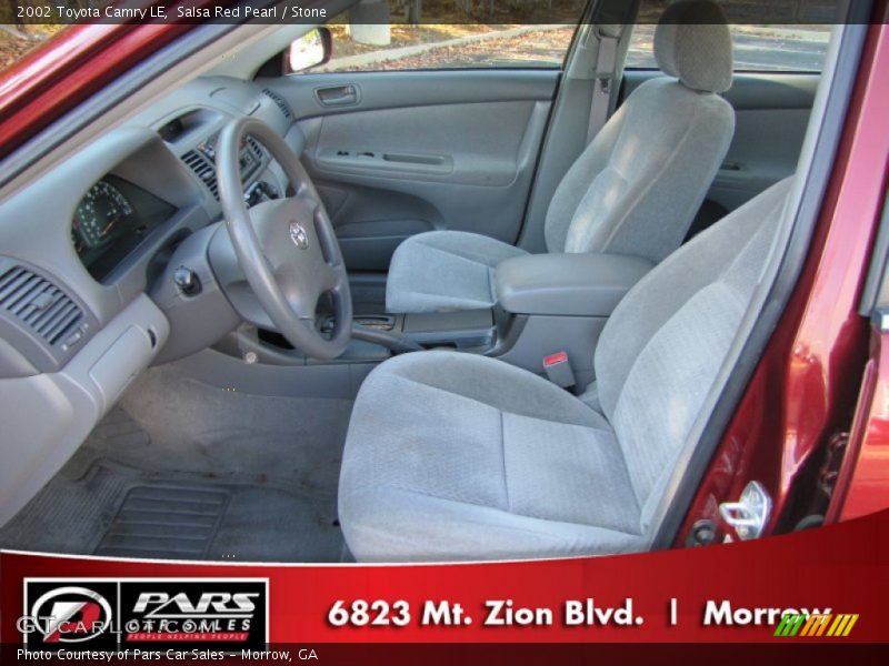 Salsa Red Pearl / Stone 2002 Toyota Camry LE