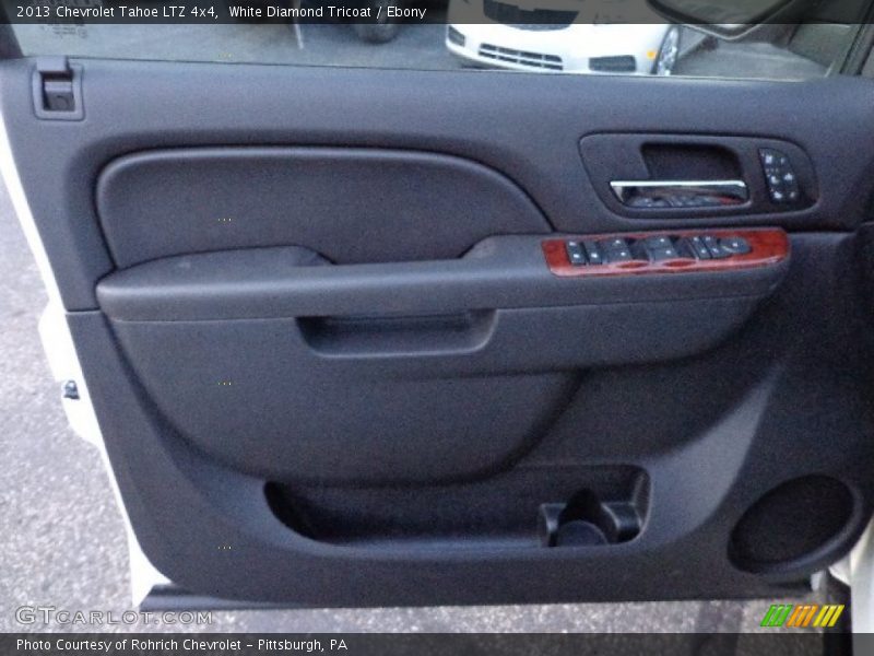 White Diamond Tricoat / Ebony 2013 Chevrolet Tahoe LTZ 4x4