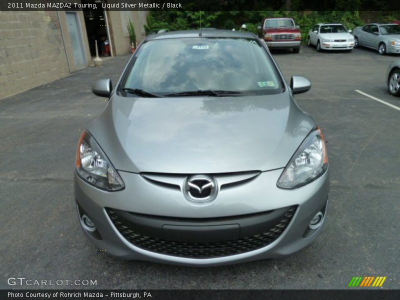 Liquid Silver Metallic / Black 2011 Mazda MAZDA2 Touring