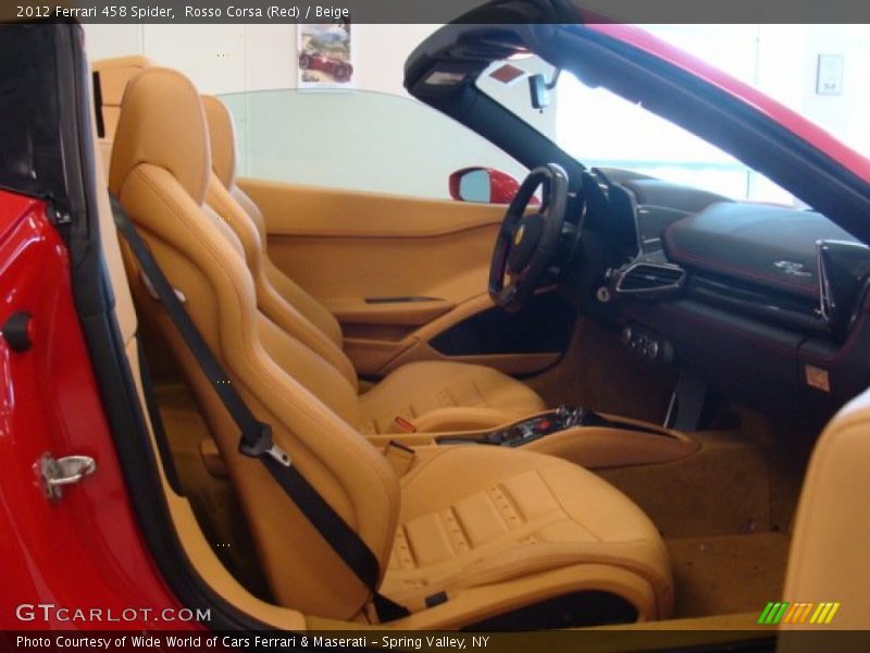  2012 458 Spider Beige Interior