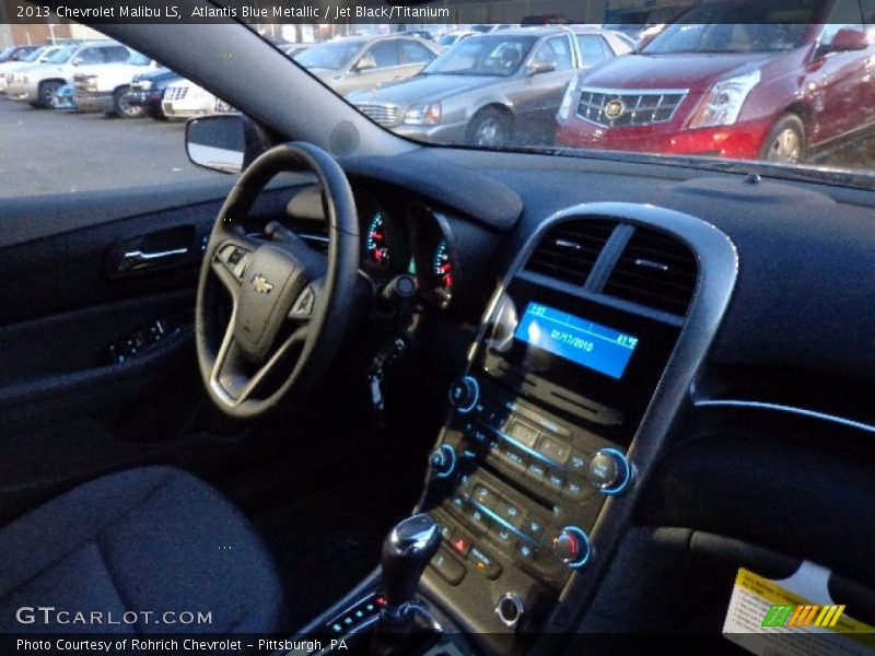 Atlantis Blue Metallic / Jet Black/Titanium 2013 Chevrolet Malibu LS