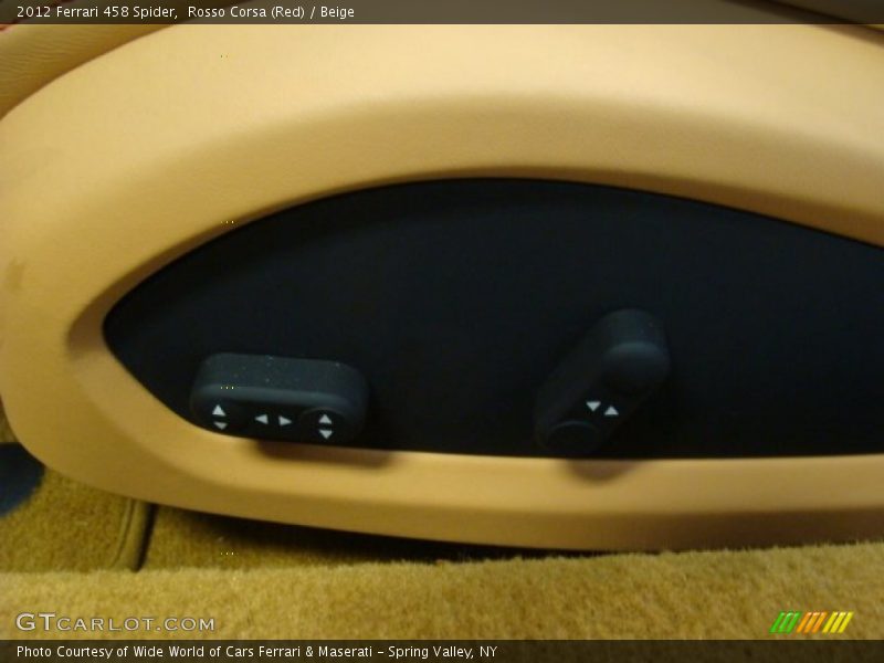 Controls of 2012 458 Spider