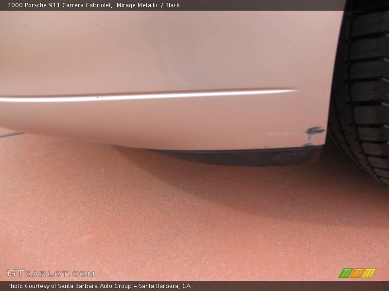Mirage Metallic / Black 2000 Porsche 911 Carrera Cabriolet