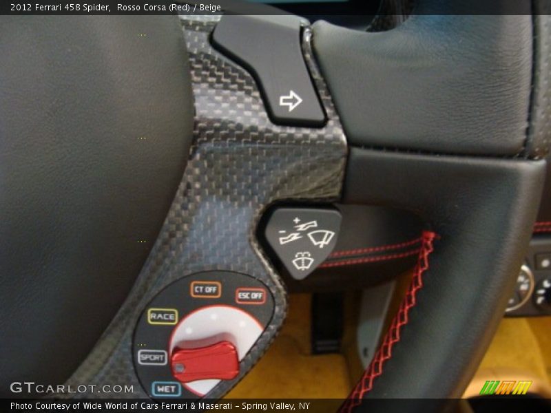 Controls of 2012 458 Spider