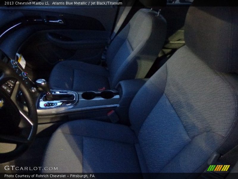 Atlantis Blue Metallic / Jet Black/Titanium 2013 Chevrolet Malibu LS