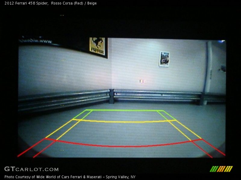 Rosso Corsa (Red) / Beige 2012 Ferrari 458 Spider