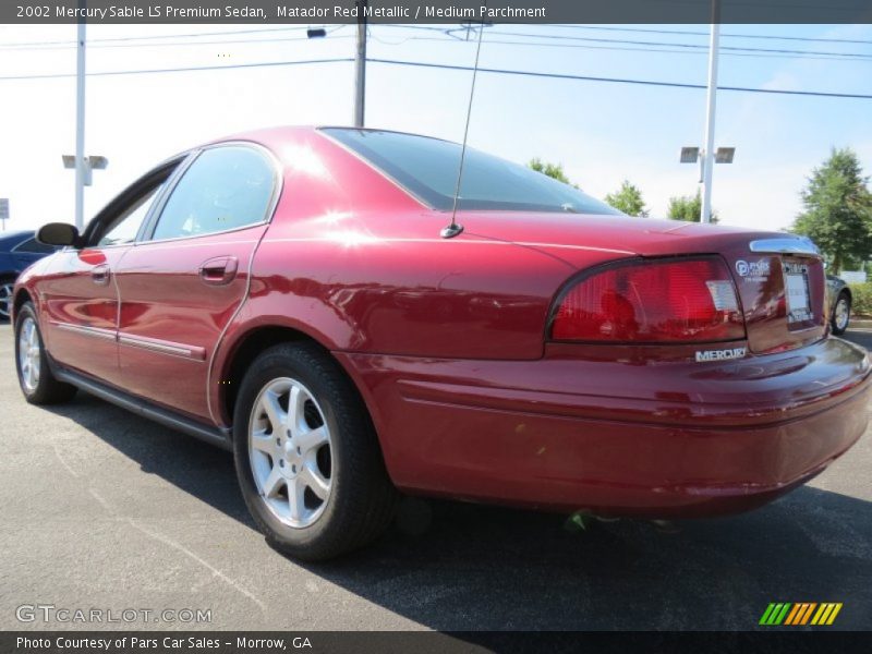 Matador Red Metallic / Medium Parchment 2002 Mercury Sable LS Premium Sedan