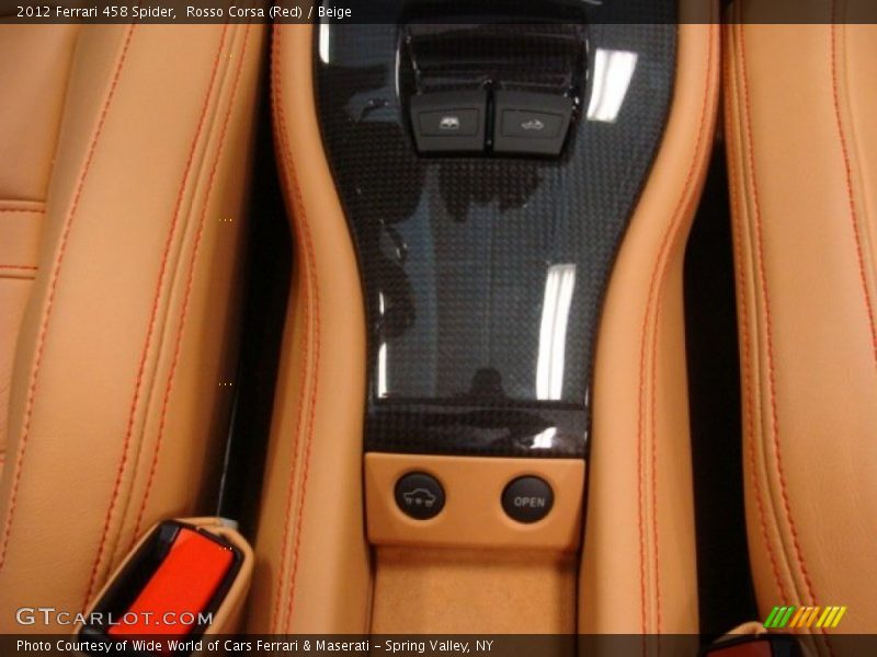 Controls of 2012 458 Spider